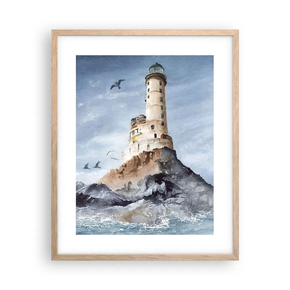 Poster în ramă de stejar deschis - Invincibil - 40x50 cm