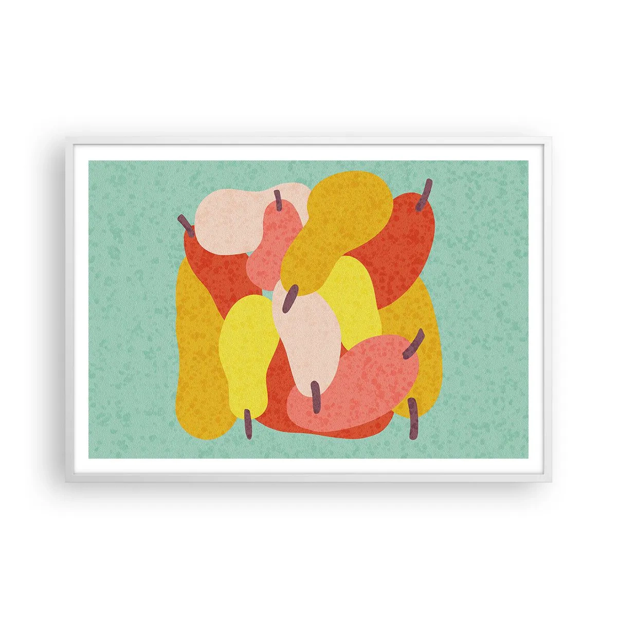 Poster în ramă albă - Gustă soarele de vară - 100x70 cm