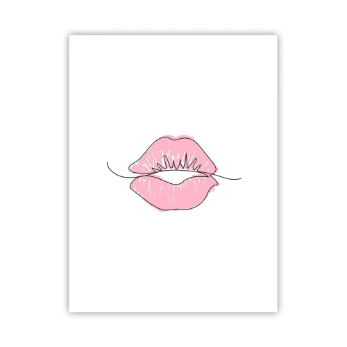Poster - Vrei un sărut? - 30x40 cm