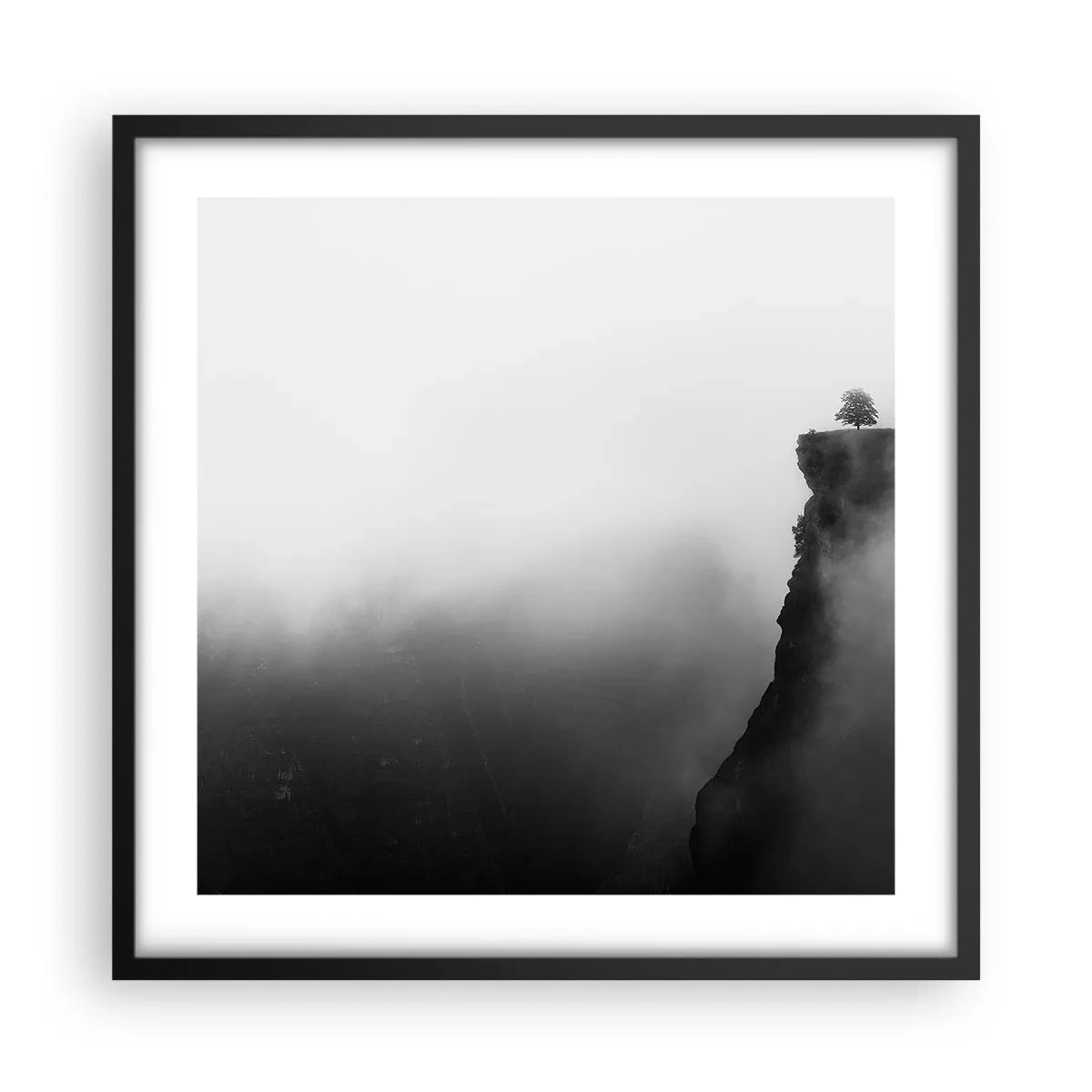 Poster în ramă neagră - La capătul lumii - 50x50 cm