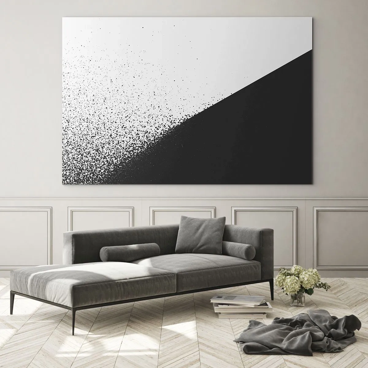 Tablou pe sticlă - Din ce în ce mai repede, din ce în ce mai mult - 120x80 cm
