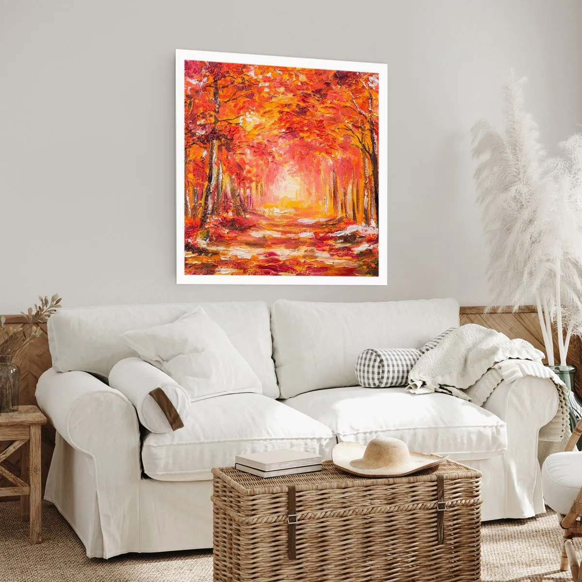 Poster - Pădurea de cupru - 60x60 cm