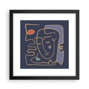 Poster în ramă neagră - În reverie - 30x30 cm