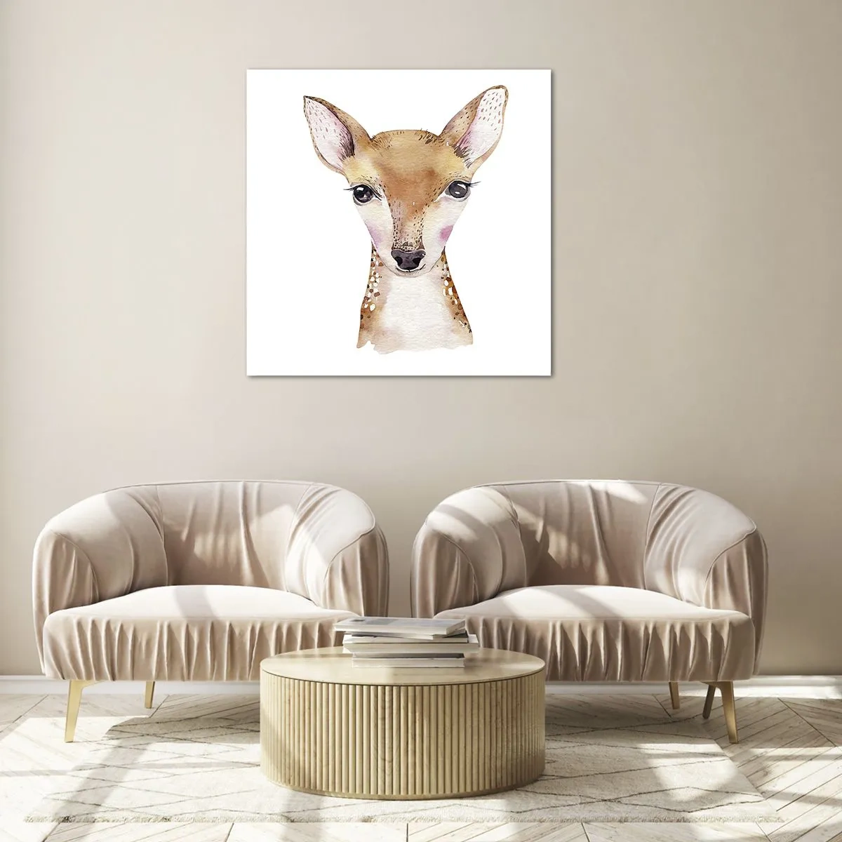 Tablou pe sticlă - Natura inocenței - 50x50 cm