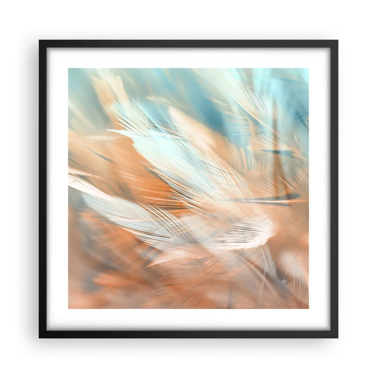 Poster în ramă neagră - În țara blândeții - 50x50 cm