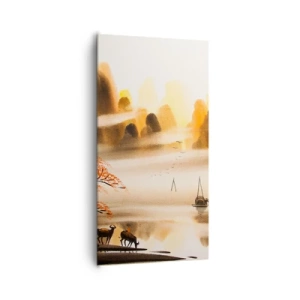 Tablou pe pânză - Mai departe decât Orientul Îndepărtat - 65x120 cm