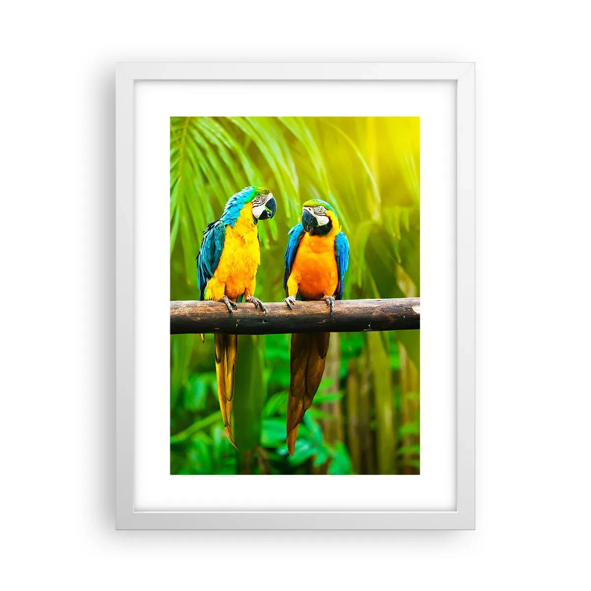 Poster în ramă albă - Și ai auzit că ea...? - 30x40 cm