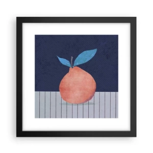 Poster în ramă neagră - Convexitate și plan - 30x30 cm