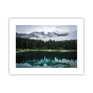 Poster - Liniște, liniște, să nu trezim apa care doarme... - 40x30 cm