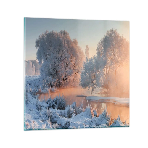 Tablou pe sticlă - Totul strălucește în cristal însorit - 70x70 cm