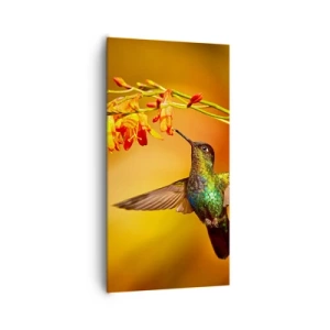 Tablou pe pânză - Mesagerul mayaș al luminii - 65x120 cm