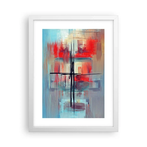 Poster în ramă albă - Peisaj dintr-o dimensiune necunoscută - 30x40 cm