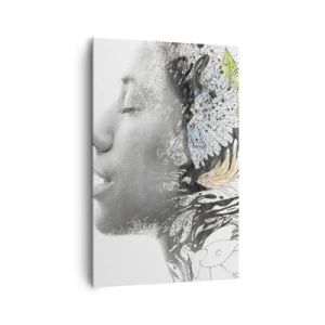 Tablou pe pânză - Scufundată în natură - 80x120 cm