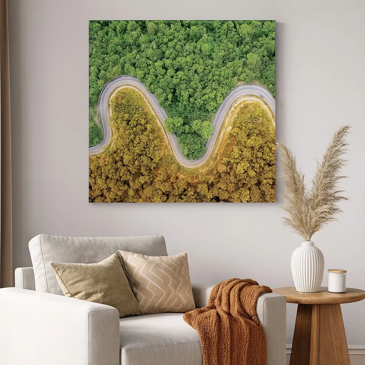 Tablou pe pânză - Frontiere și defilee - 30x30 cm