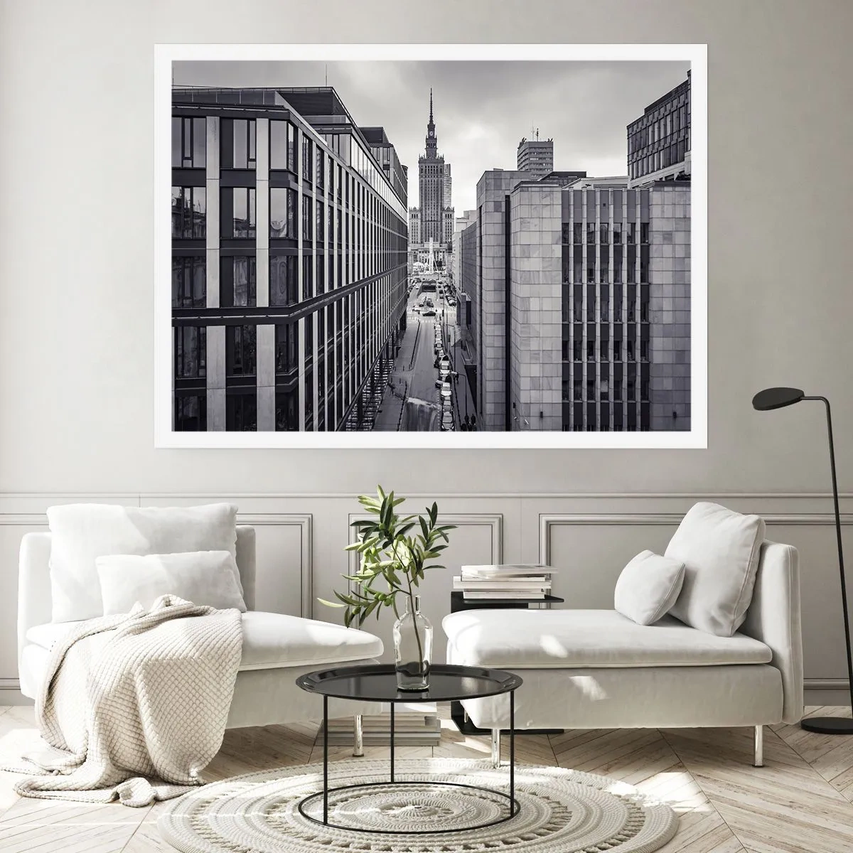 Poster - Vale citadină din Varșovia - 100x70 cm