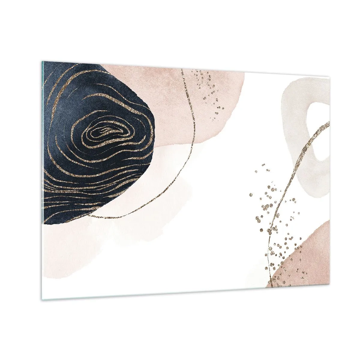 Tablou pe sticlă - Totul curge - 100x70 cm