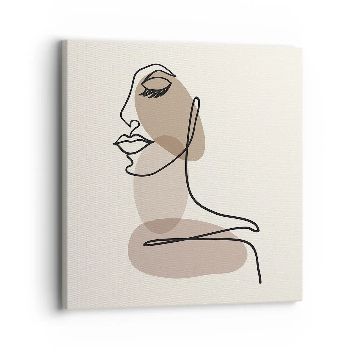 Tablou pe pânză - O anumită linie de frumusețe - 30x30 cm