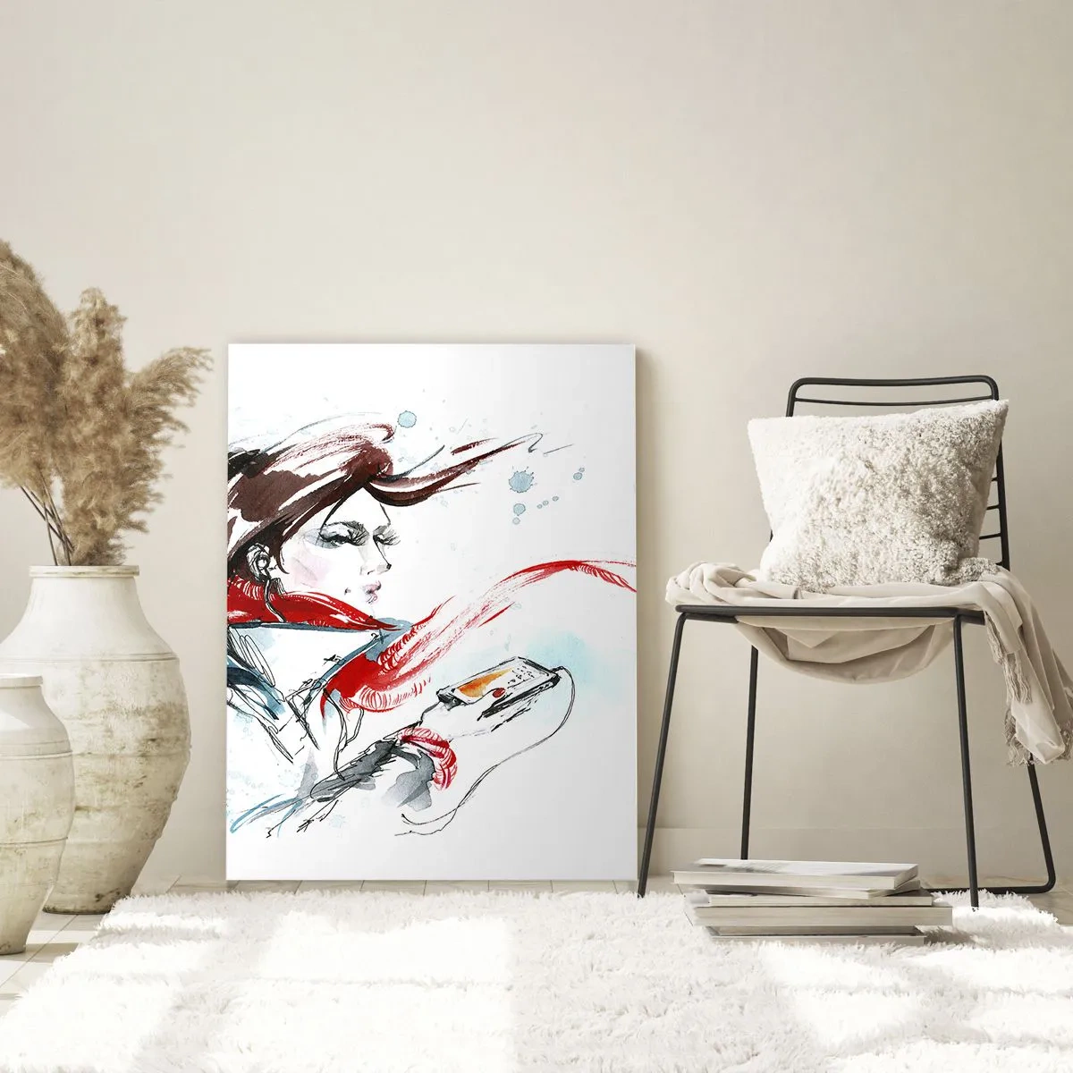 Tablou pe sticlă - Ceva cântă în mine - 50x70 cm