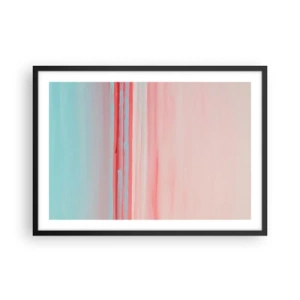 Poster în ramă neagră - Abstracție în zori - 70x50 cm