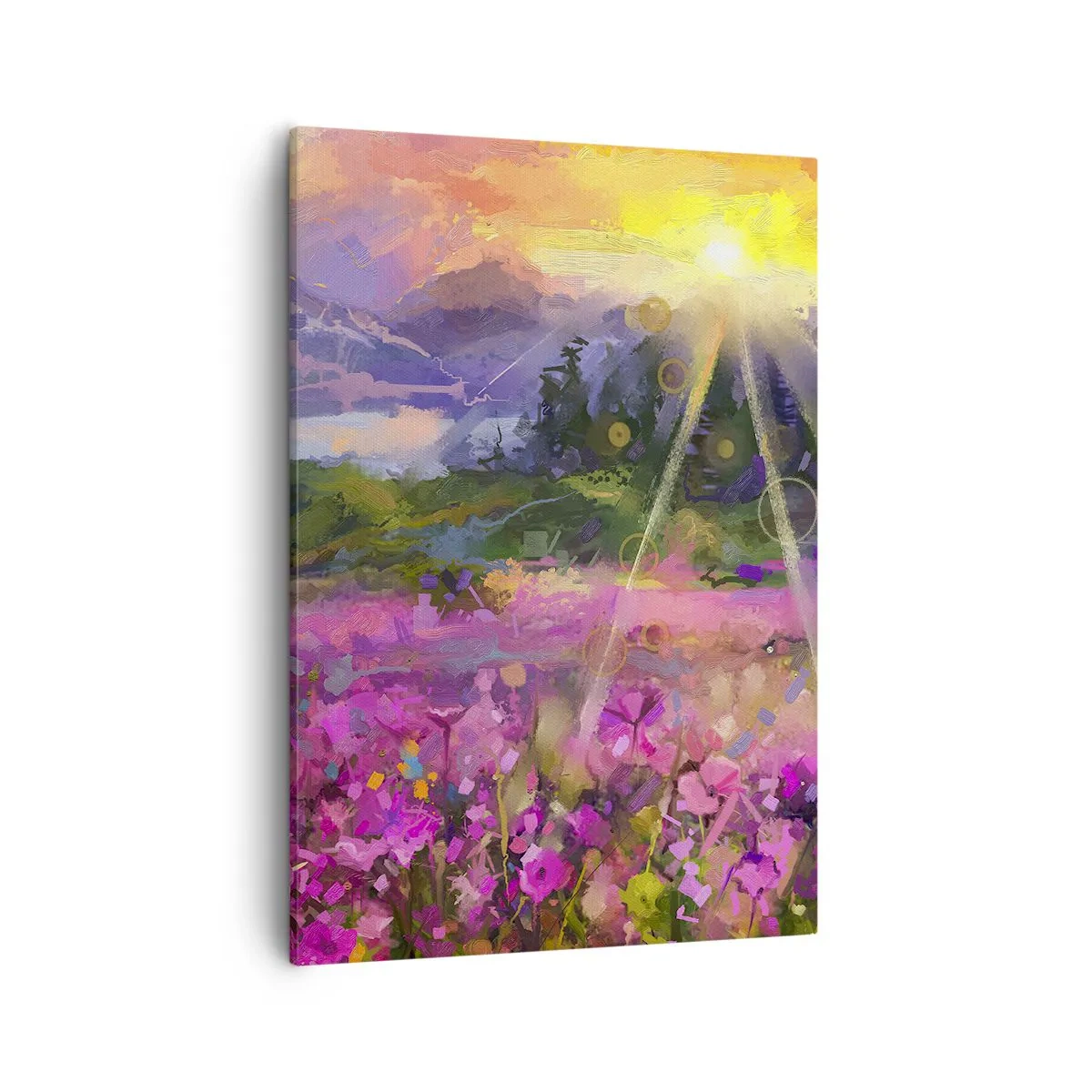 Tablou pe pânză - Într-o vale sub protecția soarelui - 50x70 cm