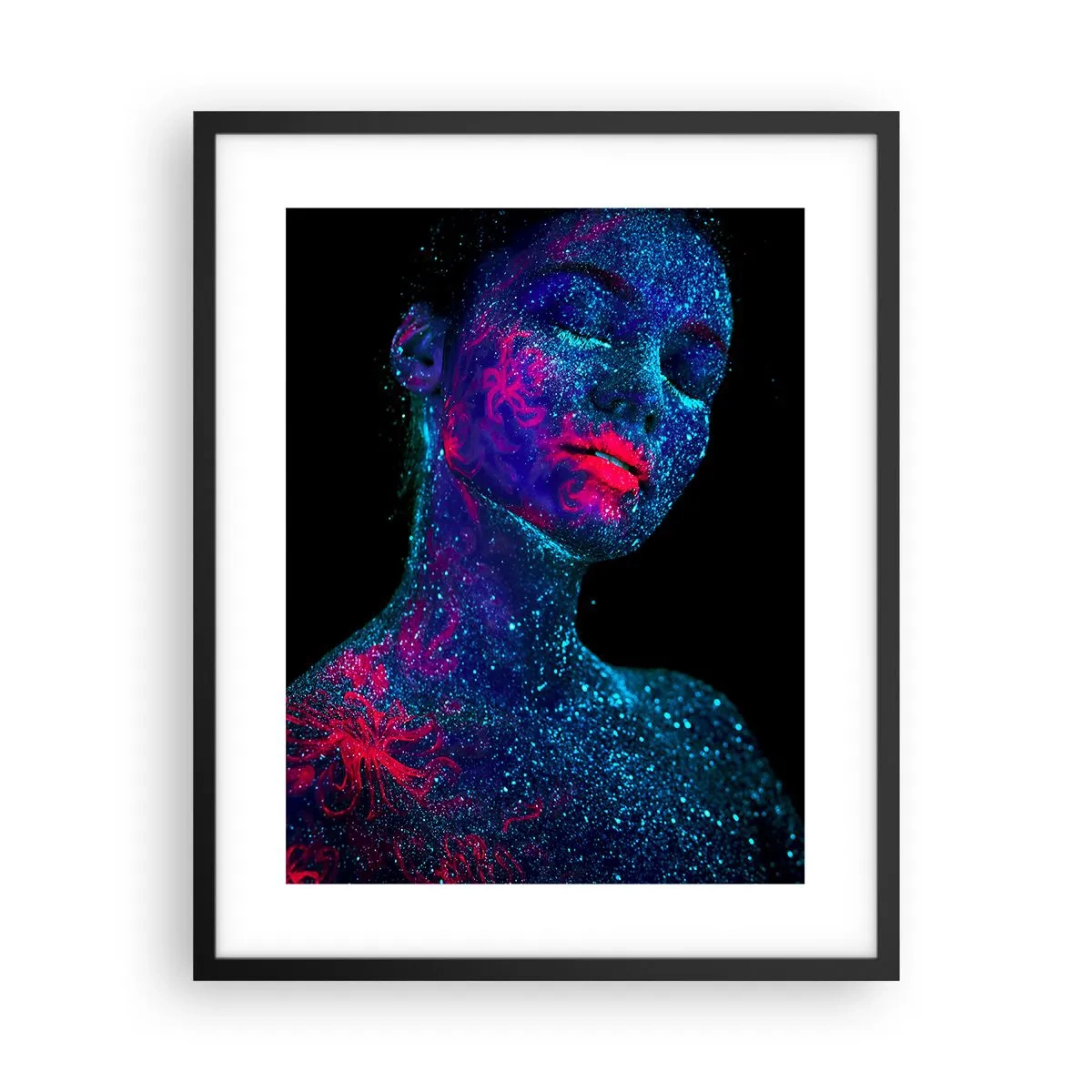 Poster în ramă neagră - În praf de stele - 40x50 cm
