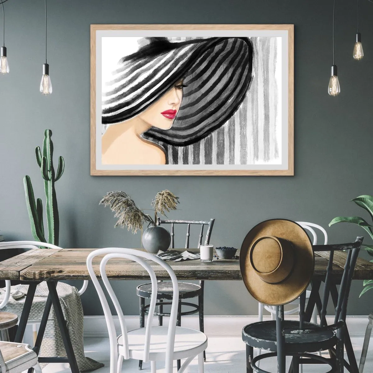 Poster în ramă de stejar deschis - Unde te pot găsi? - 40x30 cm