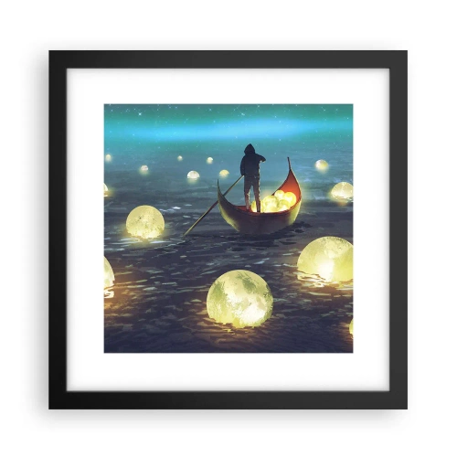 Poster în ramă neagră - Lucruri la care filozofii nu au visat niciodată - 30x30 cm