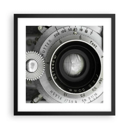 Poster în ramă neagră - Povestea de la Hollywood - 40x40 cm