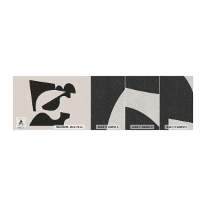 Mostră tapet Premium Canvas - Pentru autoasamblare - Abstracția, Boho, Minimalism - 100x30 cm
