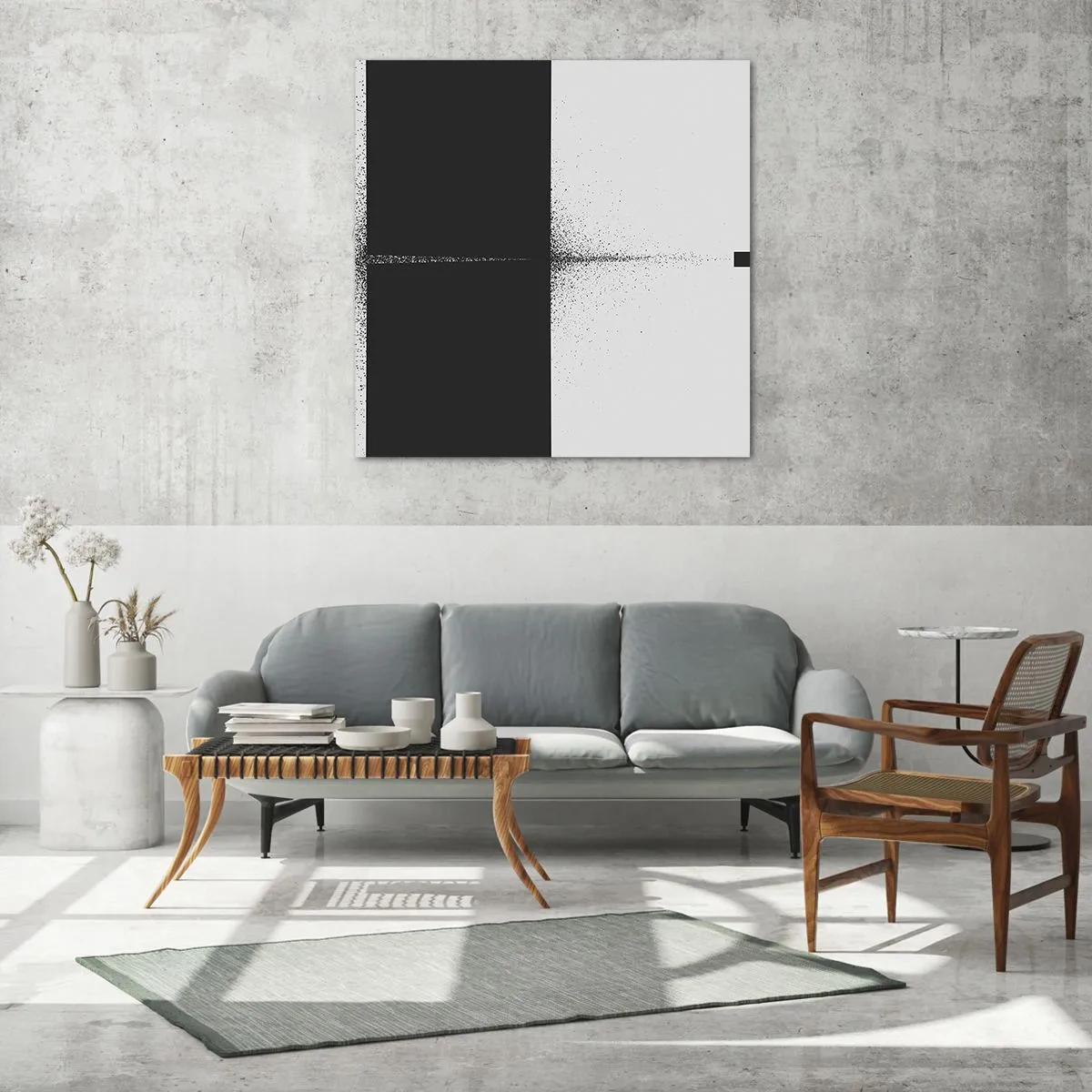 Tablou pe sticlă - Direct la țintă - 70x70 cm