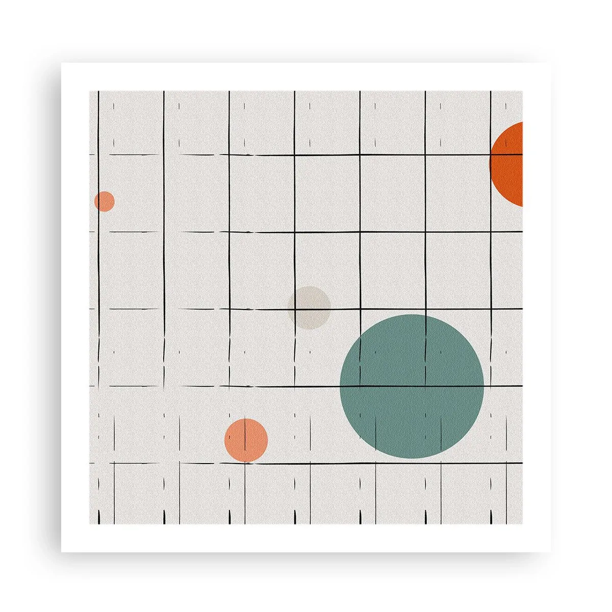 Poster - În capcană. Noi sau ele? - 60x60 cm