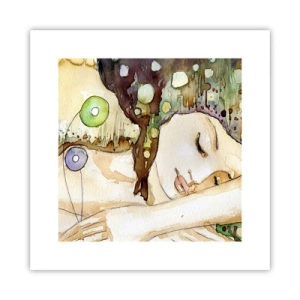 Poster - Visul violet smarald - 30x30 cm