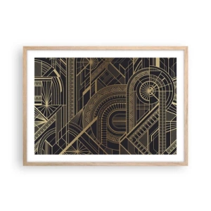 Poster în ramă de stejar deschis - Concepte, idei, planuri - 70x50 cm