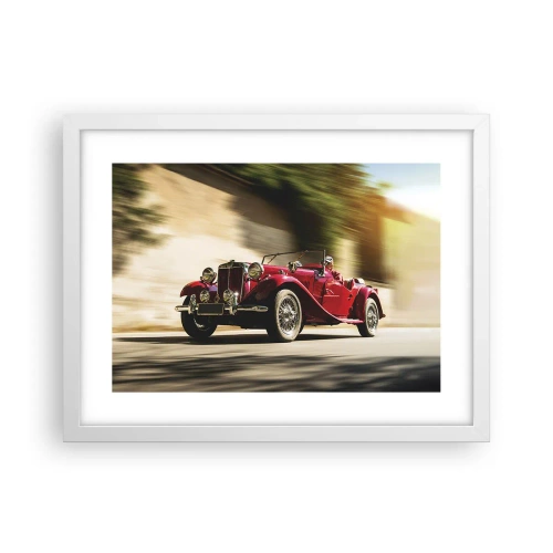 Poster în ramă albă - Mai frumoasă decât Nike din Samothrace - 40x30 cm