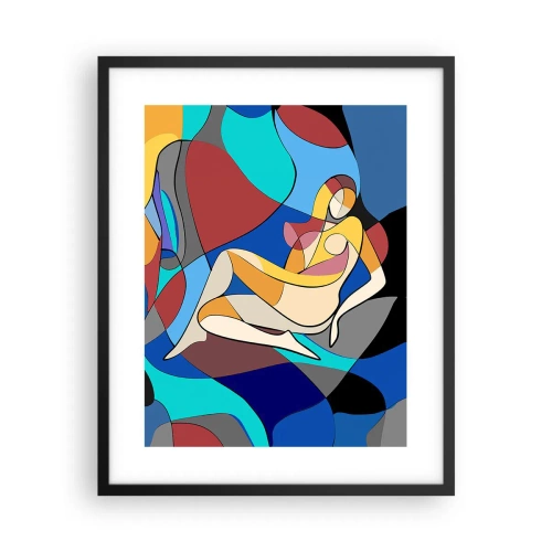 Poster în ramă neagră - Nudul cubist - 40x50 cm