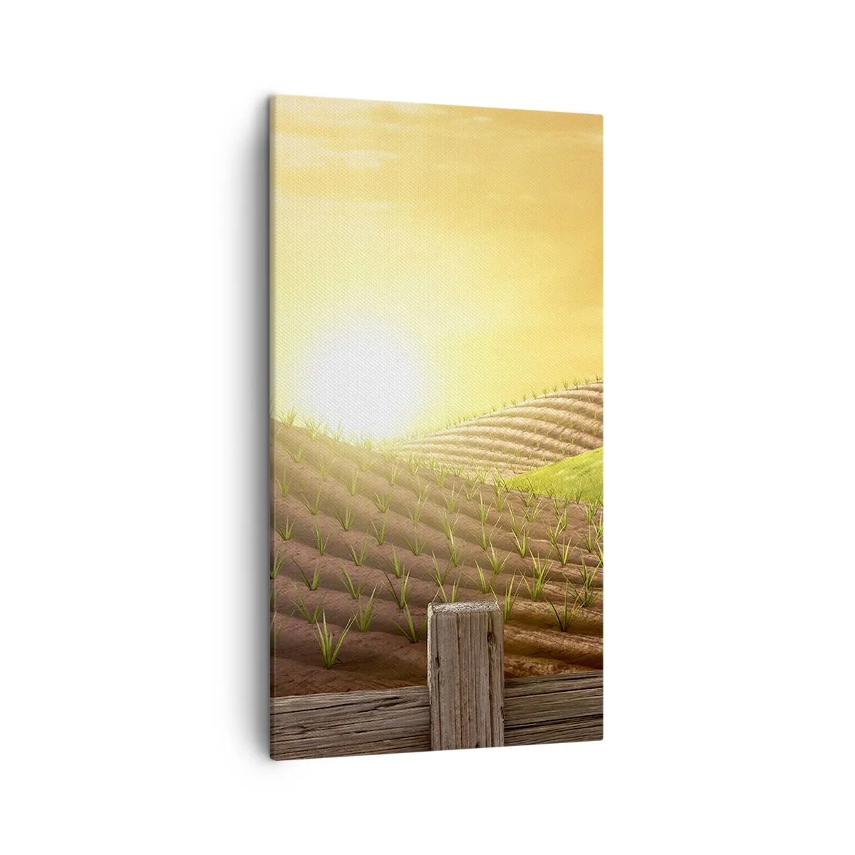 Tablou pe pânză - O fermă ca un basm - 45x80 cm