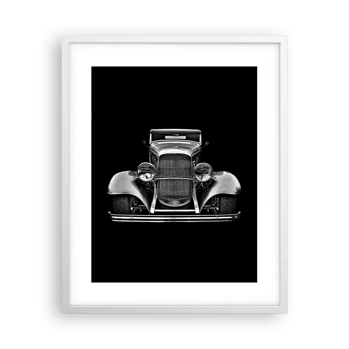 Poster în ramă albă - Un adevărat gentleman - 40x50 cm