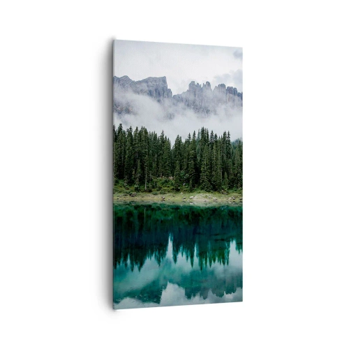 Tablou pe pânză - Liniște, liniște, să nu trezim apa care doarme... - 65x120 cm