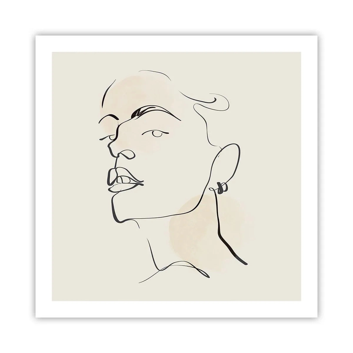 Poster - O privire mândră - 60x60 cm