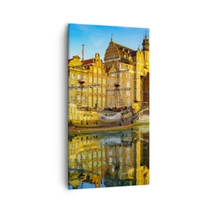 Tablou pe pânză - Trecutul în oglindă - 55x100 cm