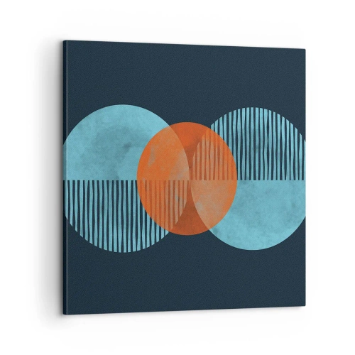 Tablou pe pânză - Compoziție simetrică - 60x60 cm