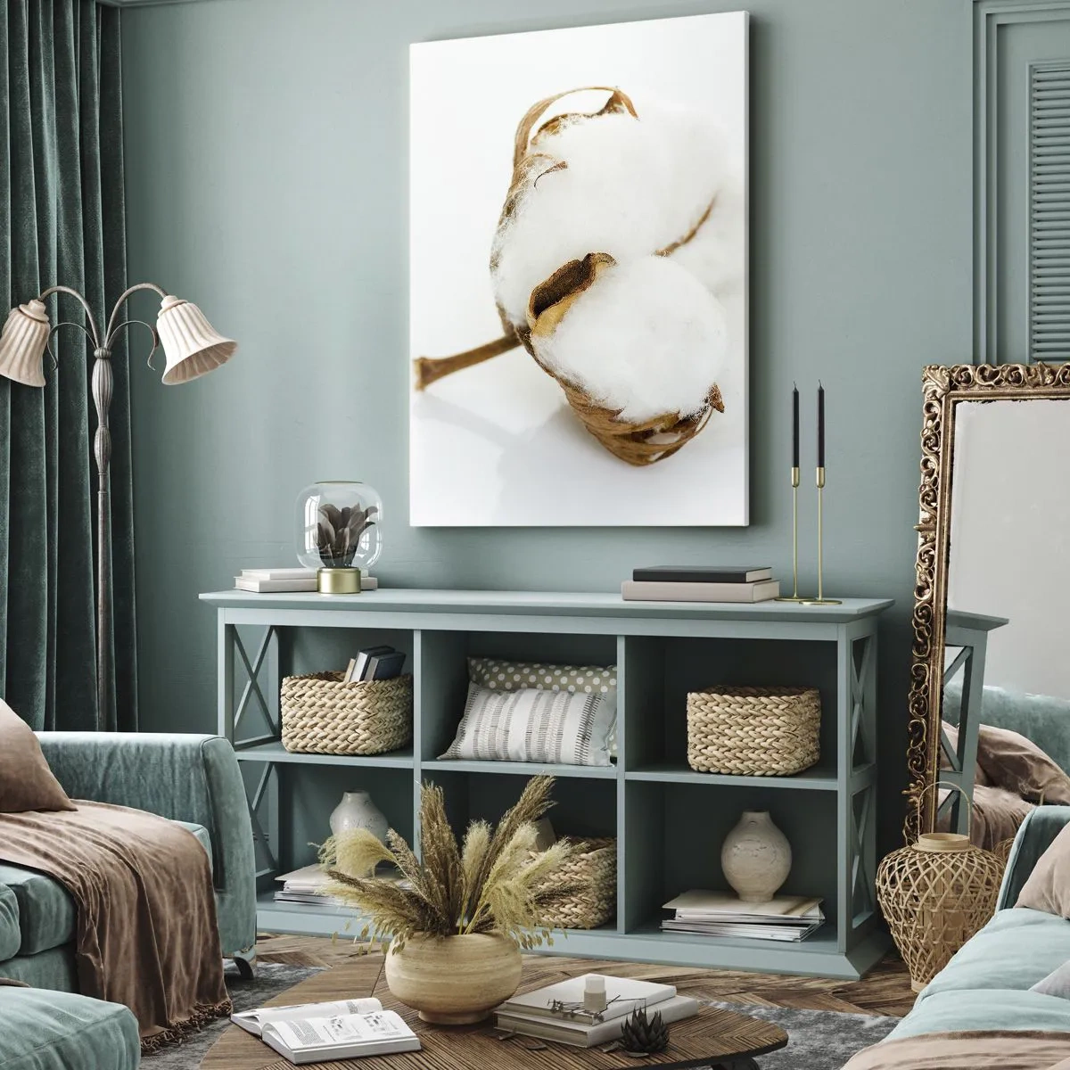 Tablou pe pânză - Moale prin natură - 45x80 cm