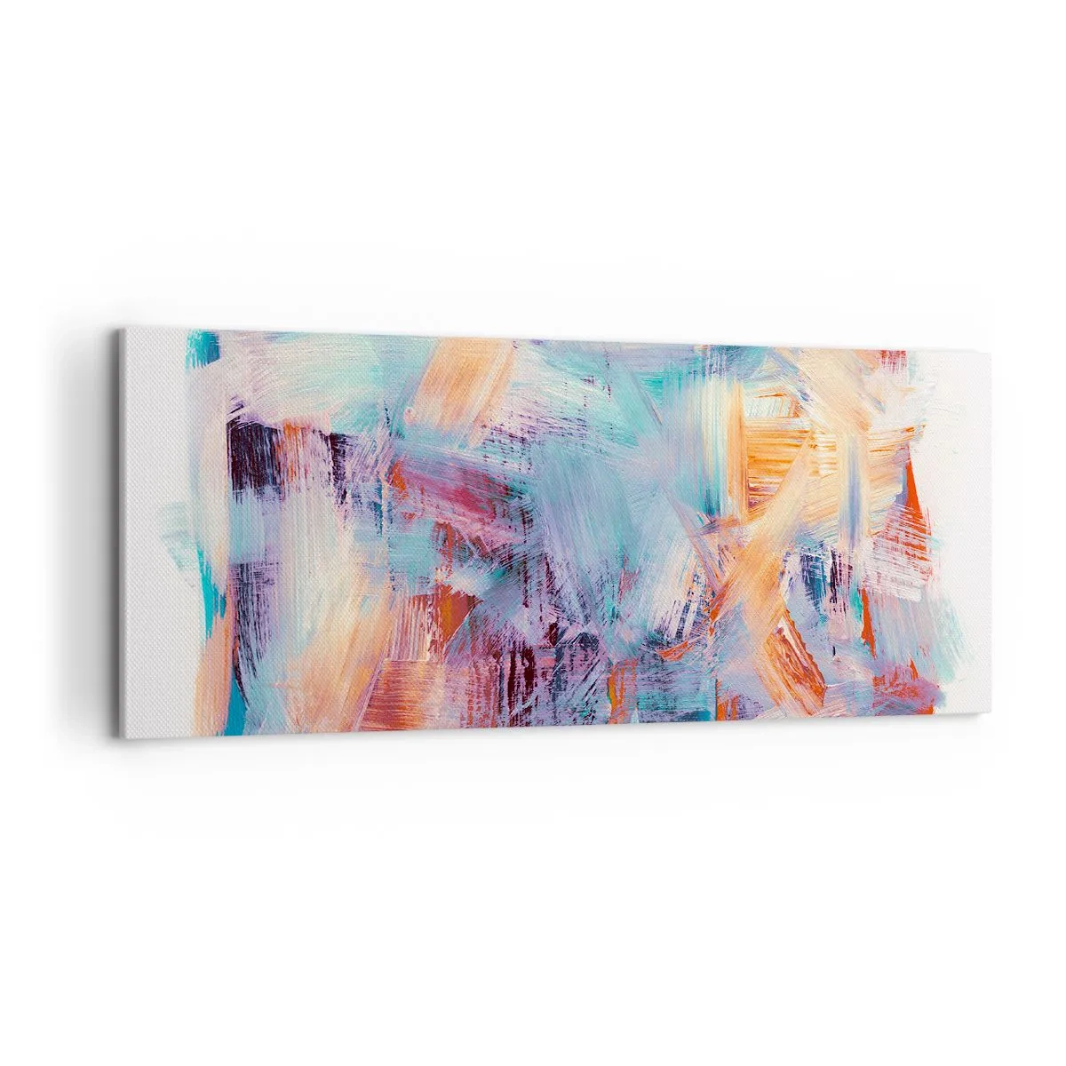 Tablou pe pânză - O dezordine colorată - 100x40 cm