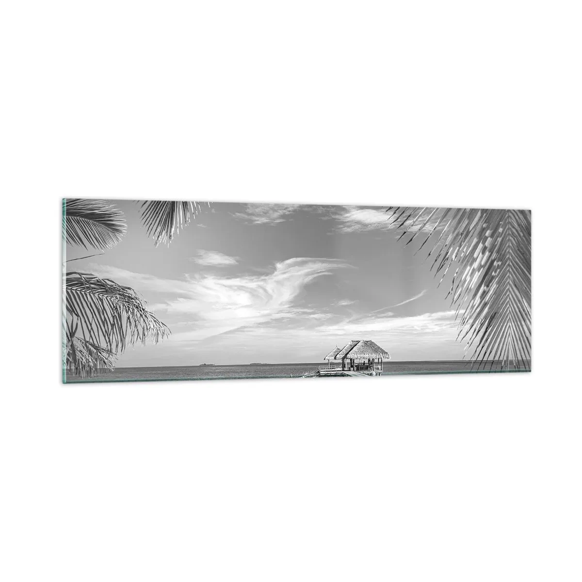 Tablou pe sticlă - O amintire sau un vis? - 90x30 cm