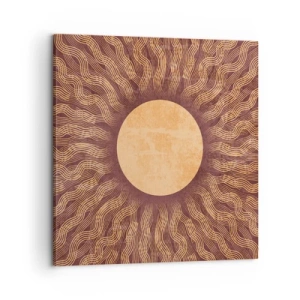 Tablou pe pânză - Icoana soarelui - 60x60 cm