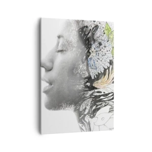 Tablou pe pânză - Scufundată în natură - 50x70 cm