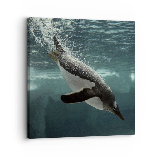 Tablou pe pânză - Bun venit în lumea mea - 30x30 cm