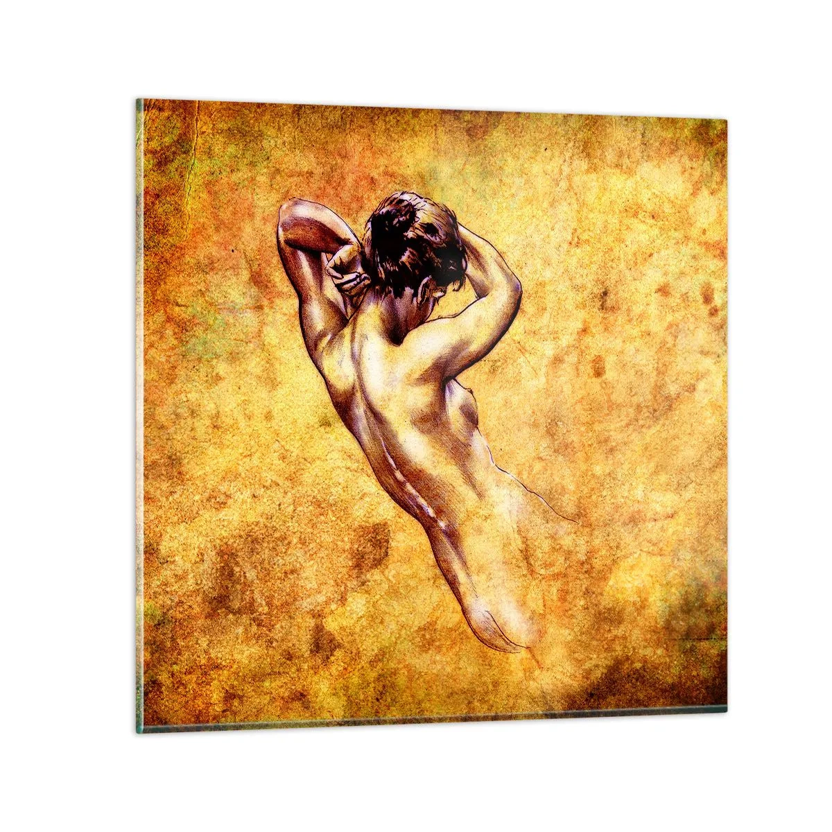 Tablou pe sticlă - Dezvăluit, dar încă un mister - 60x60 cm