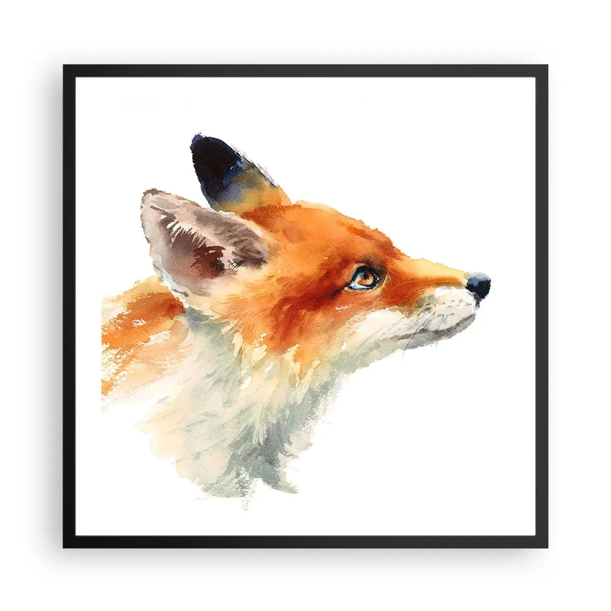 Poster în ramă neagră - Nu poți fi niciodată prea atent - 60x60 cm