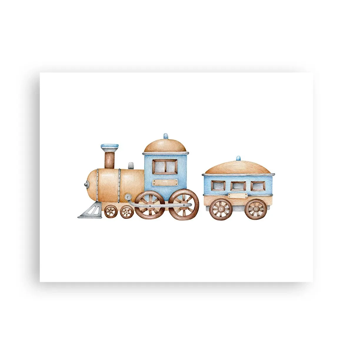 Poster - Trenulețul din copilărie - 40x30 cm